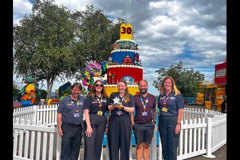 LEGOLAND® Windsor Resort team with their trophy